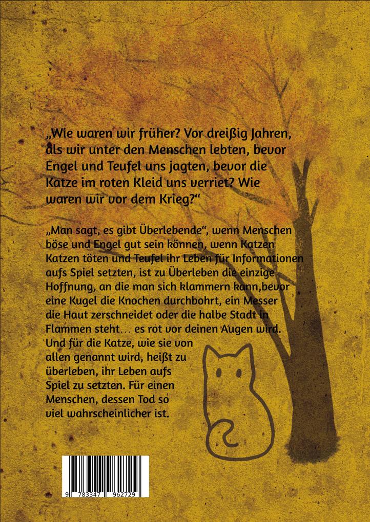 Weitere Ansicht: Die Katze im roten Kleid | Uta Johanna Menningen