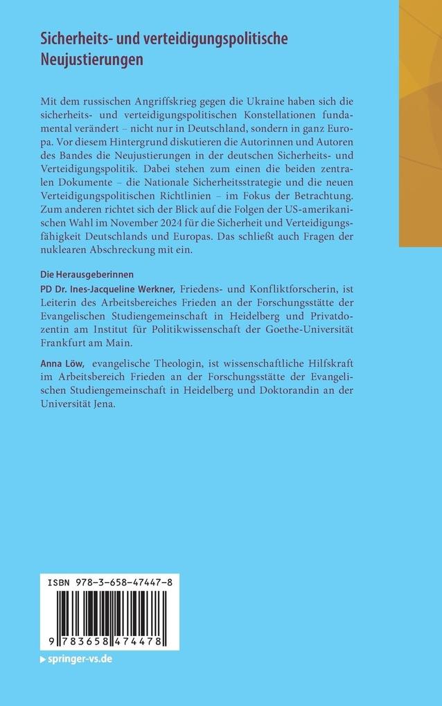 Weitere Ansicht: Sicherheits- und verteidigungspolitische Neujustierungen