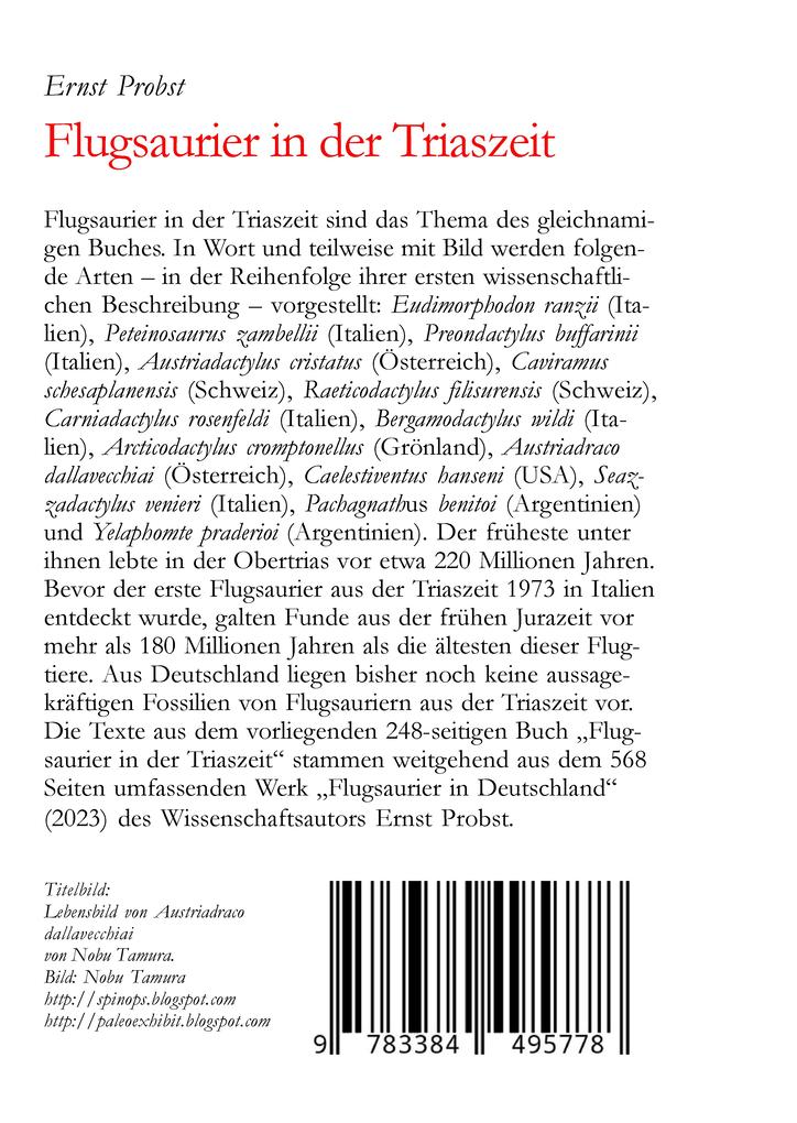 Weitere Ansicht: Flugsaurier in der Triaszeit | Ernst Probst