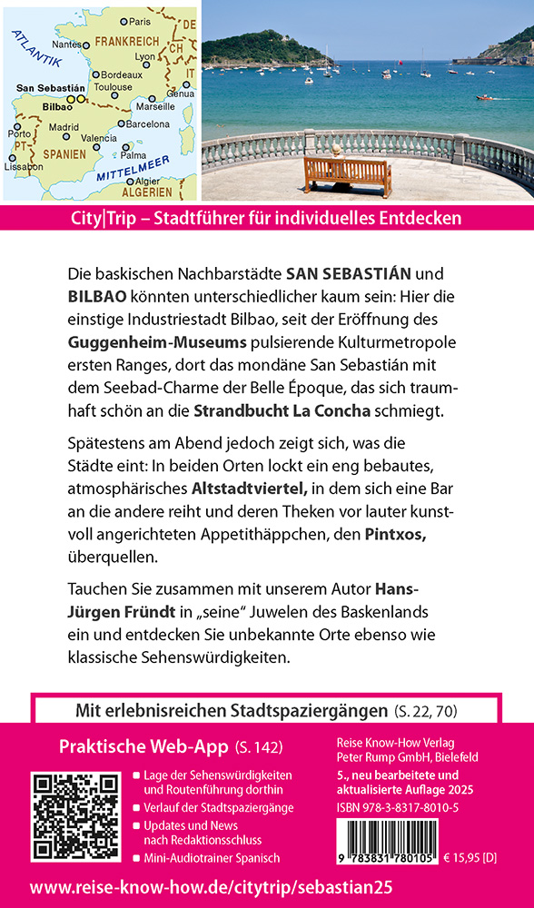 Weitere Ansicht: Reise Know-How CityTrip San Sebastián und Bilbao | Hans-Jürgen Fründt