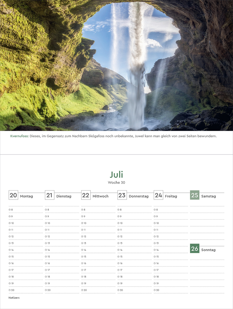 Weitere Ansicht: Island - KUNTH Tischkalender 2026