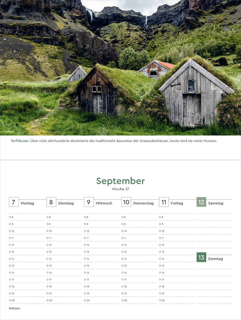 Weitere Ansicht: Island - KUNTH Tischkalender 2026