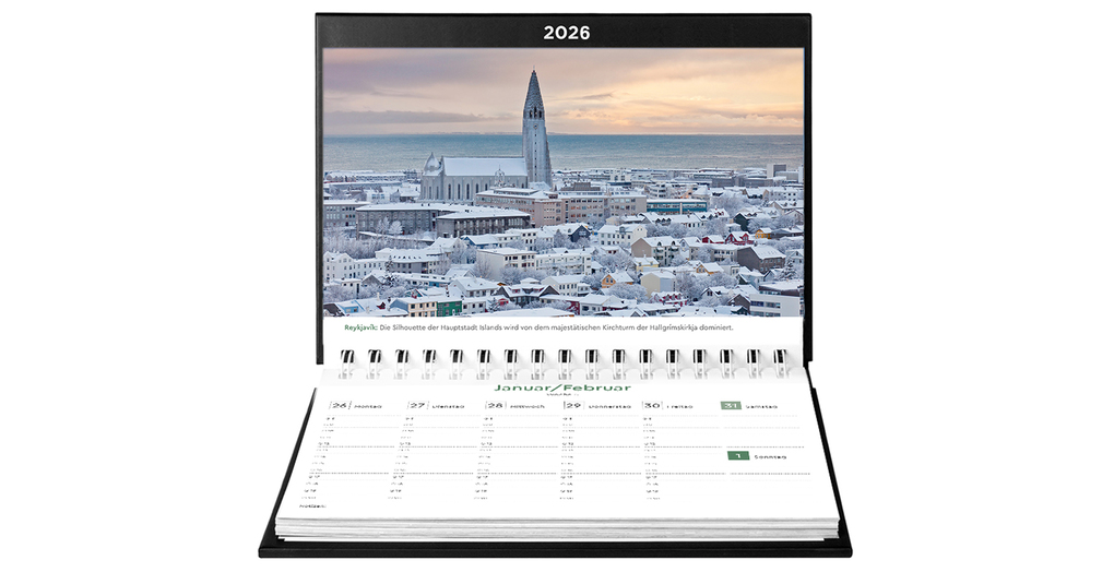 Weitere Ansicht: Island - KUNTH Tischkalender 2026
