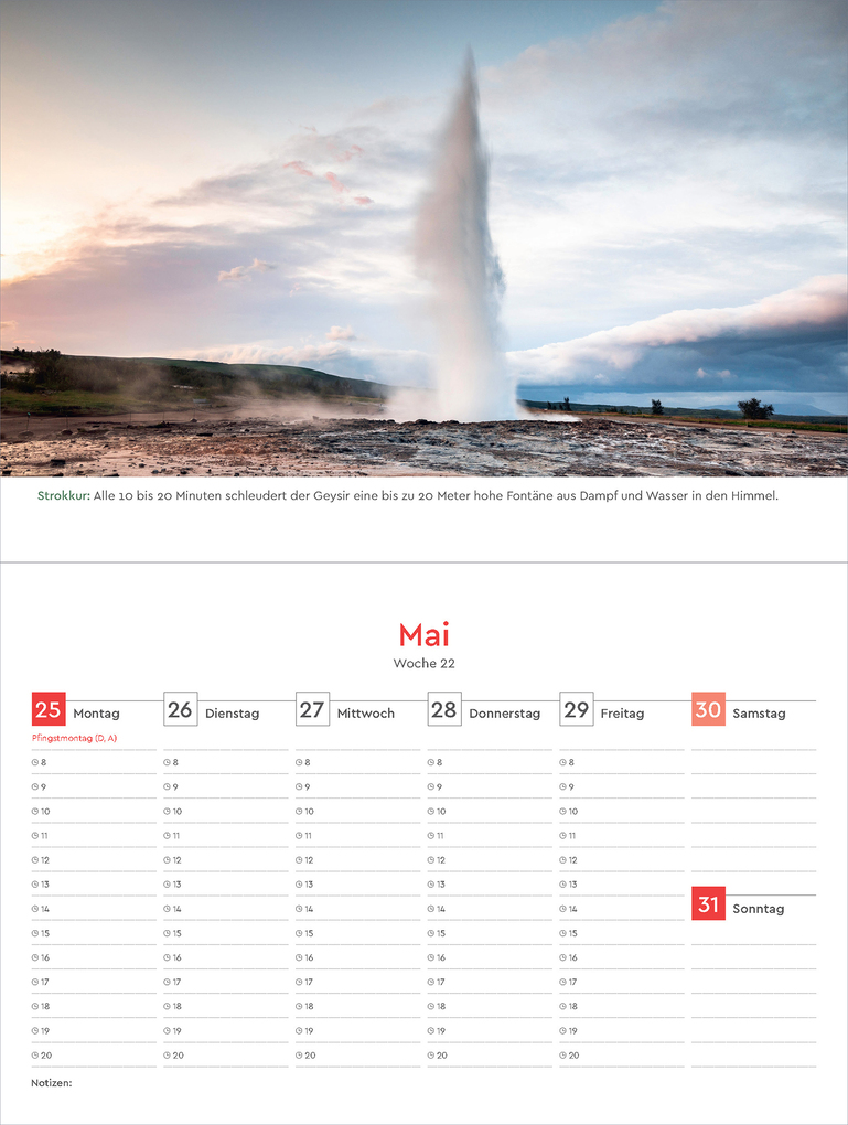 Weitere Ansicht: Island - KUNTH Tischkalender 2026