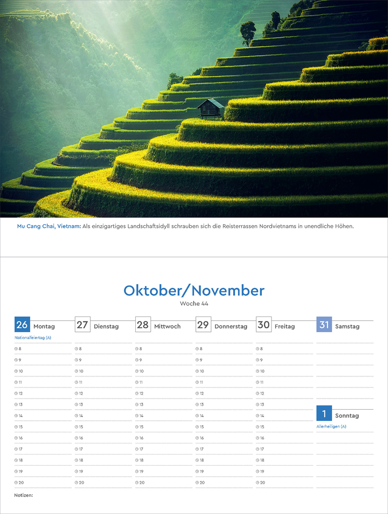 Weitere Ansicht: Weltreise - KUNTH Tischkalender 2026
