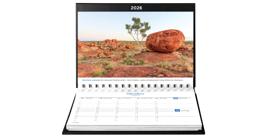 Weitere Ansicht: Weltreise - KUNTH Tischkalender 2026