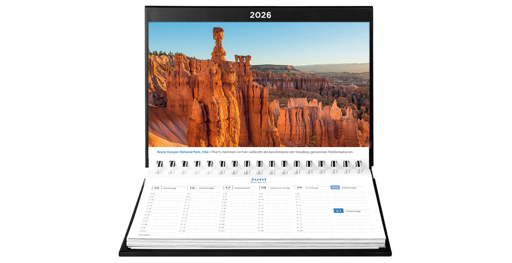 Weitere Ansicht: Weltreise - KUNTH Tischkalender 2026