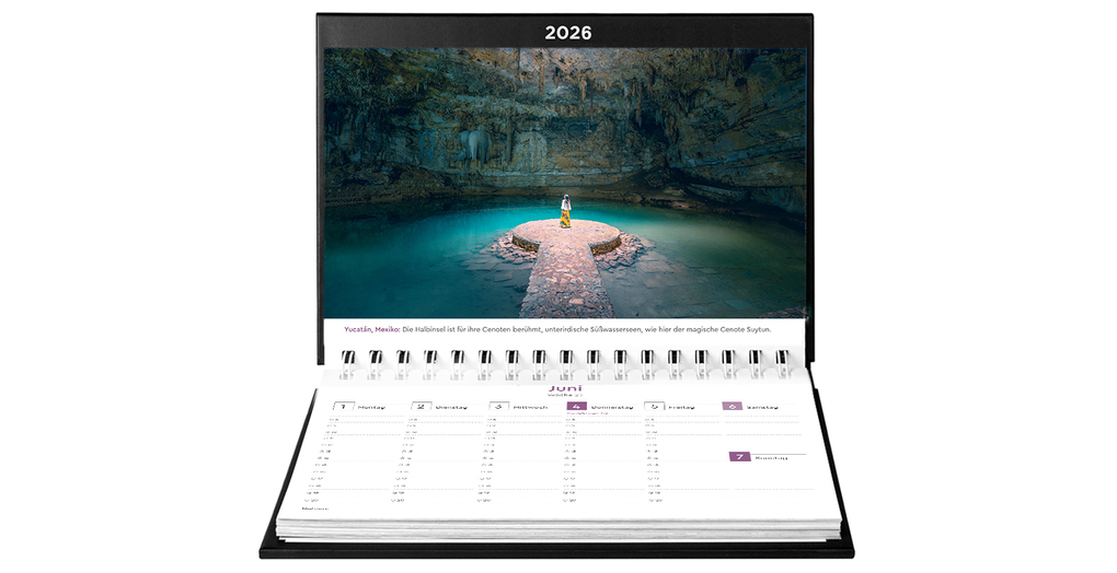 Weitere Ansicht: Orte voller Magie - KUNTH Tischkalender 2026