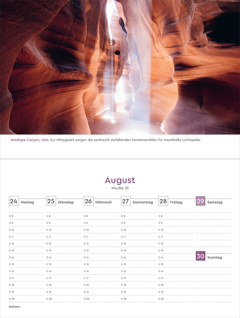 Weitere Ansicht: Orte voller Magie - KUNTH Tischkalender 2026