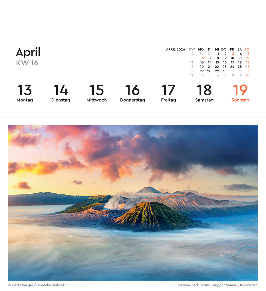 Weitere Ansicht: Schätze der Natur - KUNTH Postkartenkalender 2026
