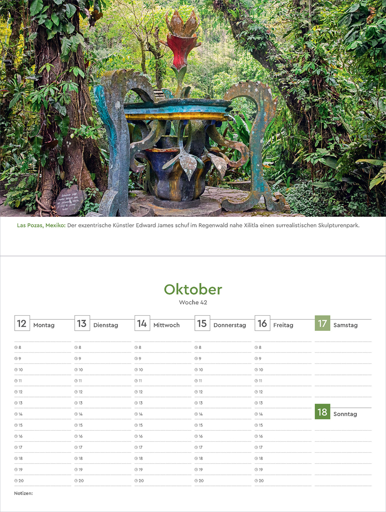 Weitere Ansicht: In 52 Gärten um die Welt - KUNTH Tischkalender 2026