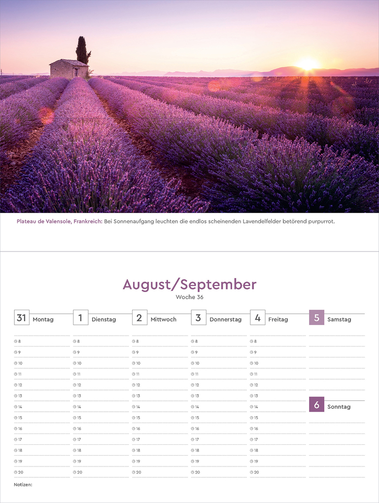 Weitere Ansicht: Farben der Erde - KUNTH Tischkalender 2026