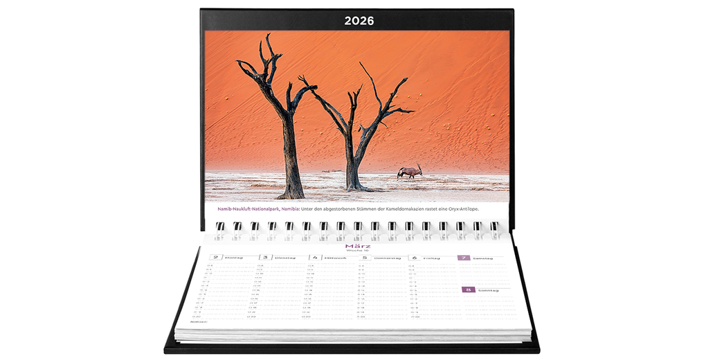 Weitere Ansicht: Farben der Erde - KUNTH Tischkalender 2026