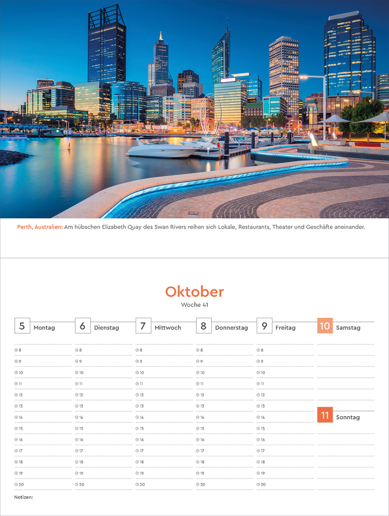 Weitere Ansicht: Metropolen - KUNTH Tischkalender 2026