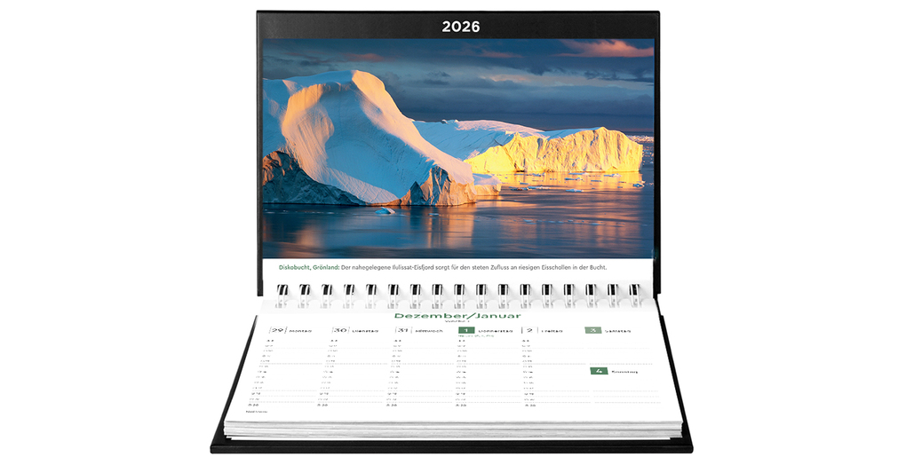 Weitere Ansicht: Naturparadiese - KUNTH Tischkalender 2026