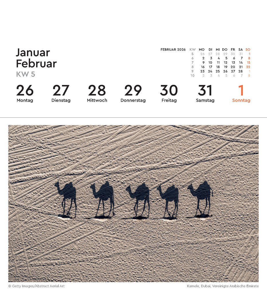 Weitere Ansicht: Perspektivwechsel - KUNTH Postkartenkalender 2026