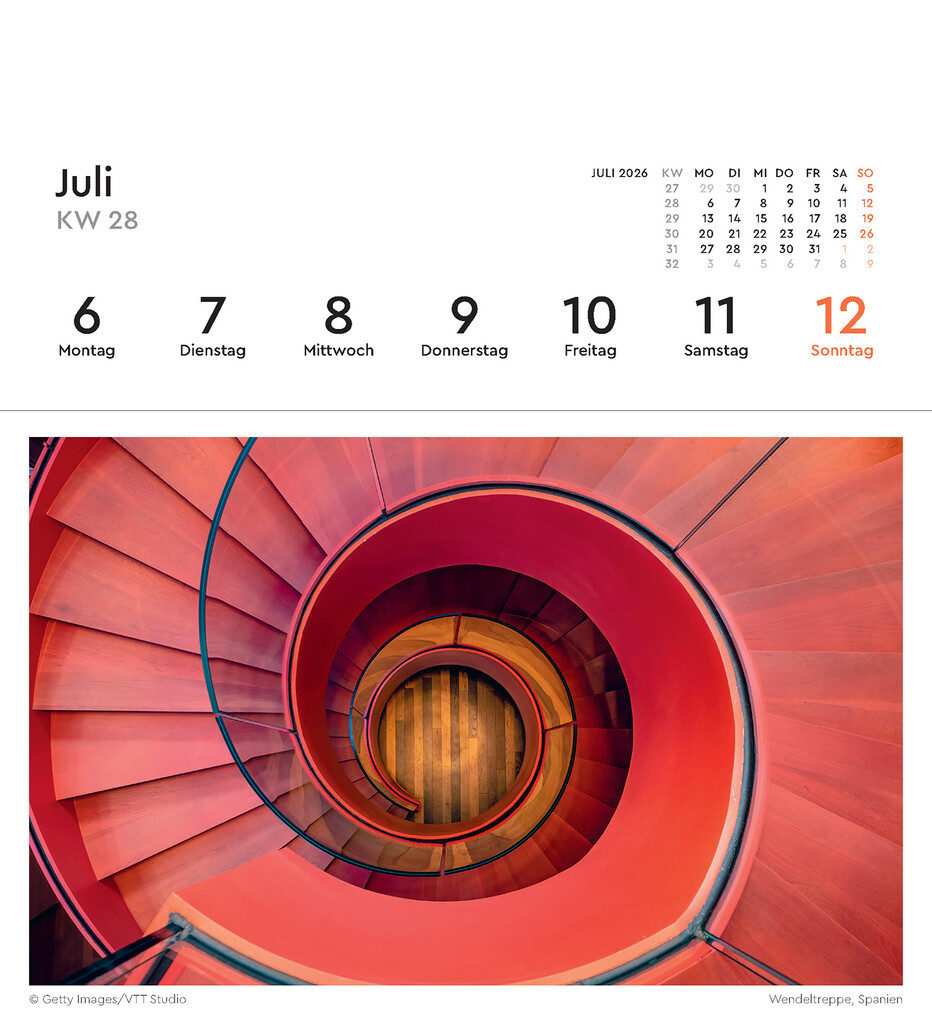 Weitere Ansicht: Perspektivwechsel - KUNTH Postkartenkalender 2026