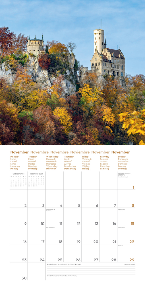 Weitere Ansicht: Deutschland - KUNTH Broschurkalender 2026