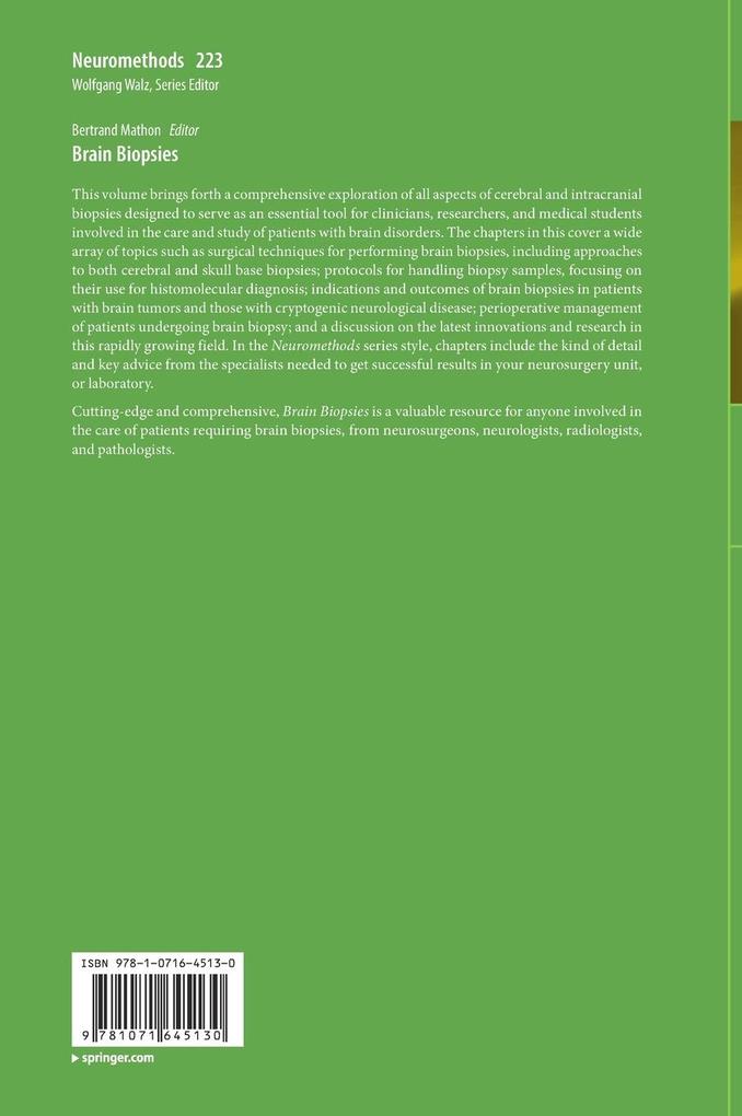 Weitere Ansicht: Brain Biopsies