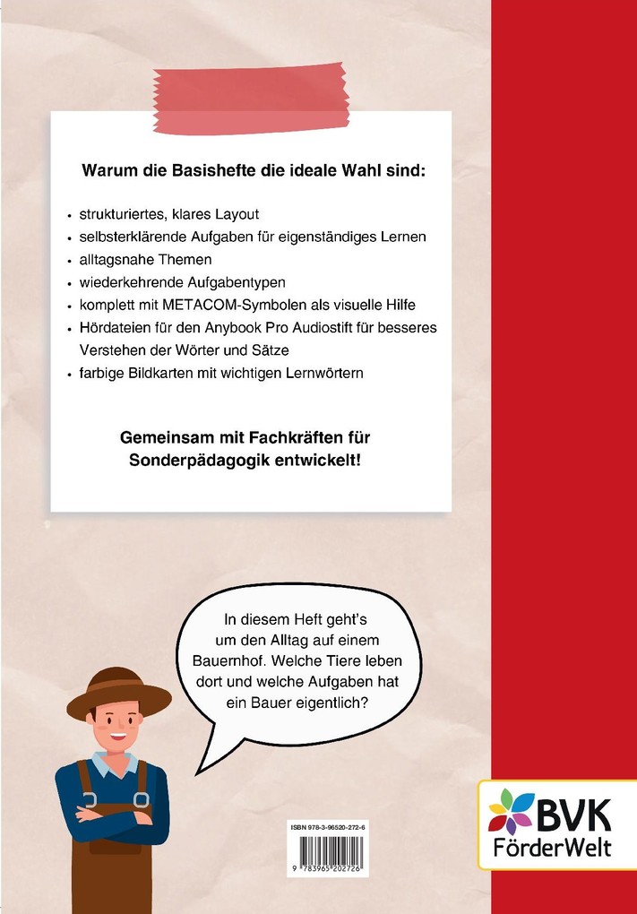 Weitere Ansicht: Basisheft Bauernhof | Marita Inderrath