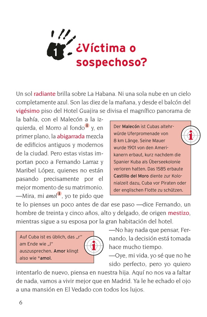 Weitere Ansicht: Secuestro en La Habana. Spanisch B2 | Mario Martín, María Montes Vicente