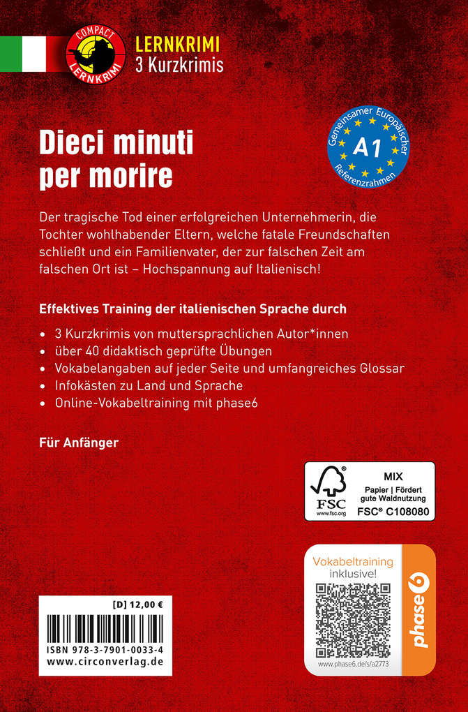 Weitere Ansicht: Dieci minuti per morire | Alessandra Felici Puccetti, Tiziana Stillo