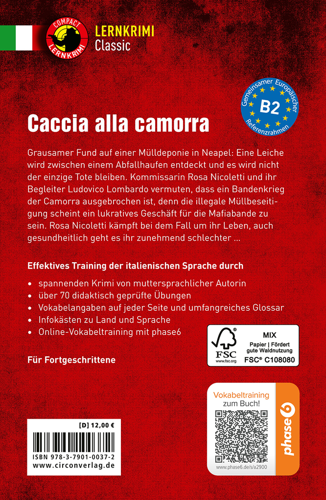 Weitere Ansicht: Caccia alla camorra. Italienisch B2 | Roberta Rossi