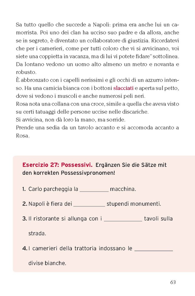 Weitere Ansicht: Caccia alla camorra. Italienisch B2 | Roberta Rossi