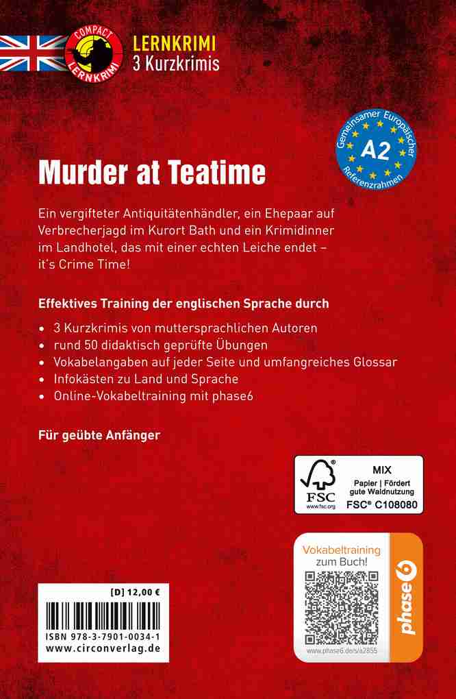Weitere Ansicht: Murder at Teatime. Englisch A2 | Oliver Astley, Alison Romer