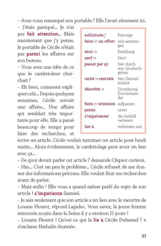 Weitere Ansicht: Amour toxique. Französisch A2 | Clara Boyd