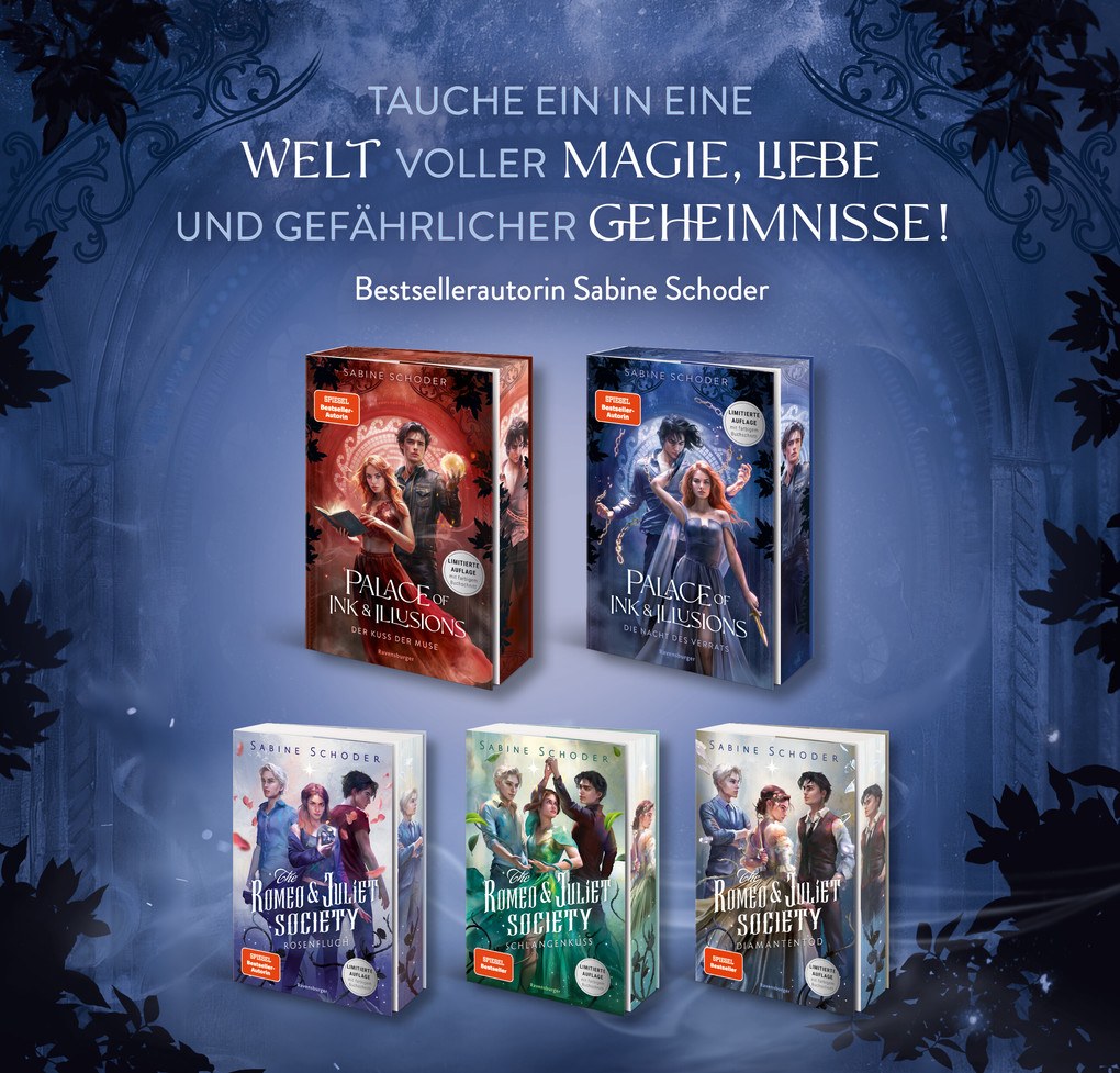 Weitere Ansicht: Palace of Ink & Illusions, Band 2: Die Nacht des Verrats (Knisternde Romantasy von SPIEGEL-Bestsellerautorin Sabine Schoder) | Sabine Schoder