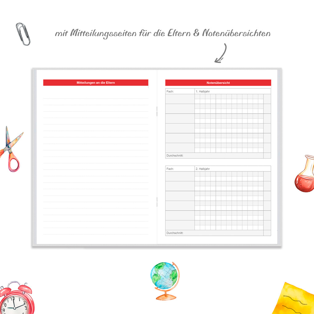 Weitere Ansicht: Hausaufgabenheft Grundschule Eule