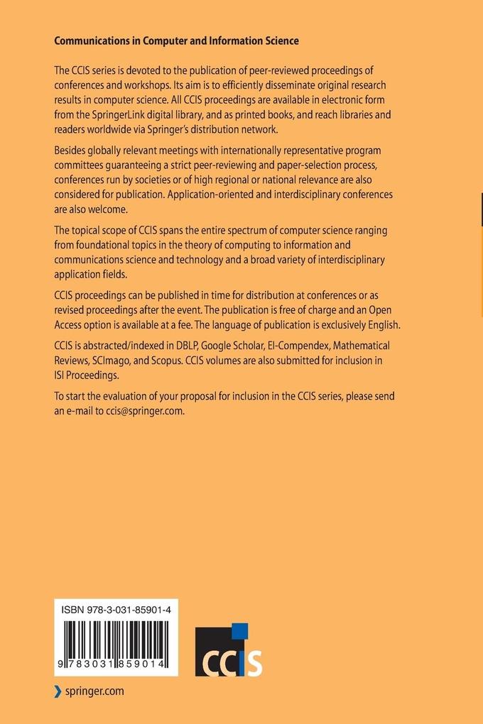 Weitere Ansicht: Scientific Computing and Bioinformatics and Computational Biology