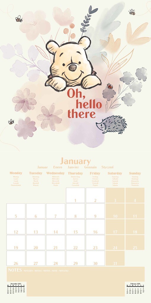Weitere Ansicht: WINNIE THE POOH Broschürenkalender 30 x 30