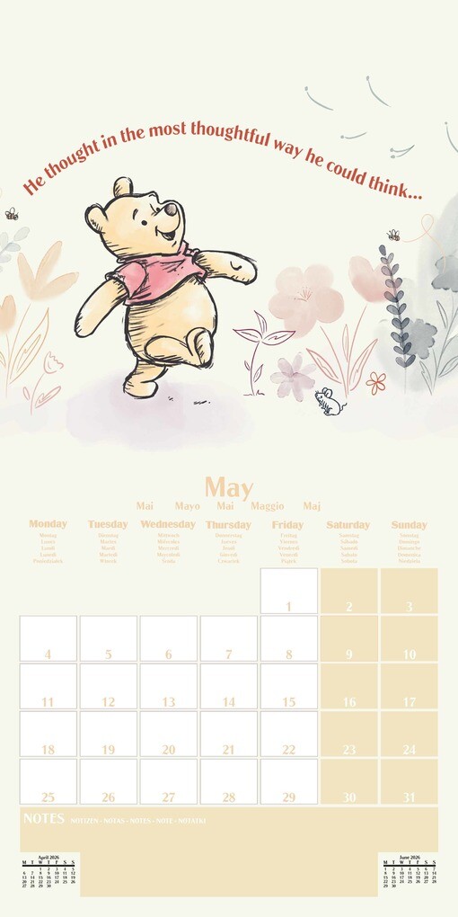 Weitere Ansicht: WINNIE THE POOH Broschürenkalender 30 x 30