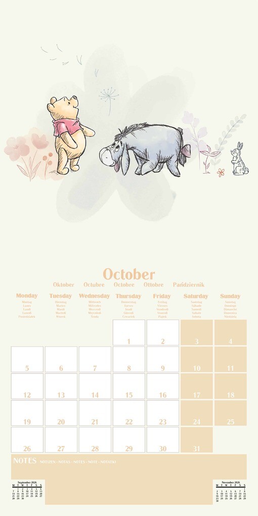 Weitere Ansicht: WINNIE THE POOH Broschürenkalender 30 x 30