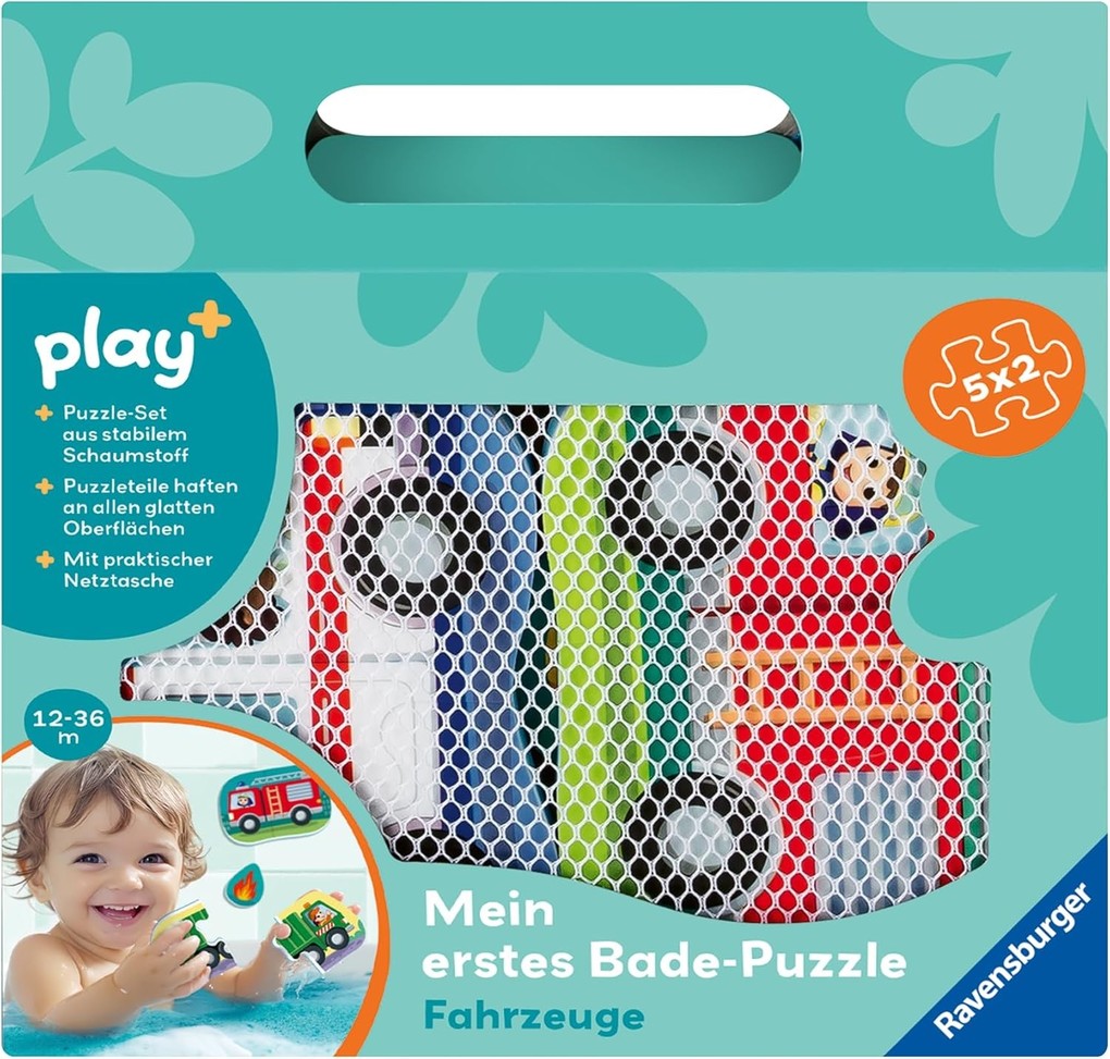 Weitere Ansicht: Play+ Mein erstes Bade-Puzzle: Fahrzeuge - ab 12 Monate