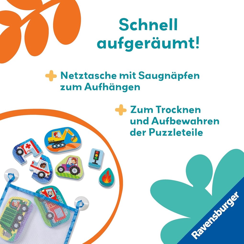 Weitere Ansicht: Play+ Mein erstes Bade-Puzzle: Fahrzeuge - ab 12 Monate