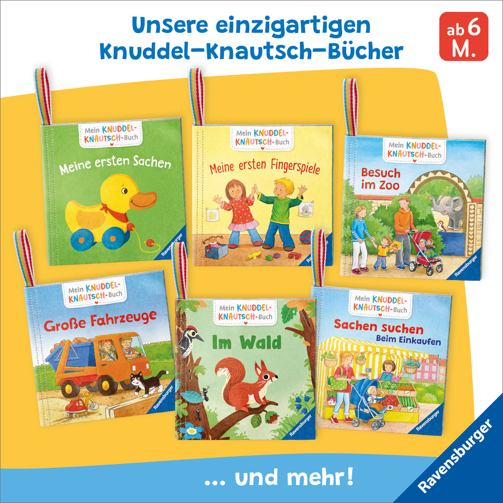 Weitere Ansicht: Mein Knuddel-Knautsch-Buch - Mein Bagger | Sandra Grimm