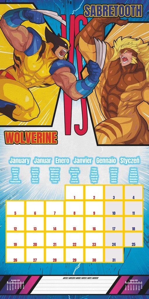 Weitere Ansicht: MARVEL - Broschürenkalender im Format 30 x 30