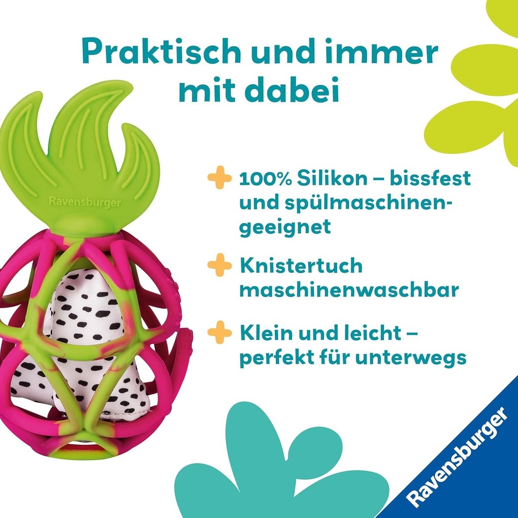 Weitere Ansicht: Play+ Sensorik-Greifling: Drachenfrucht - ab 0 Monate