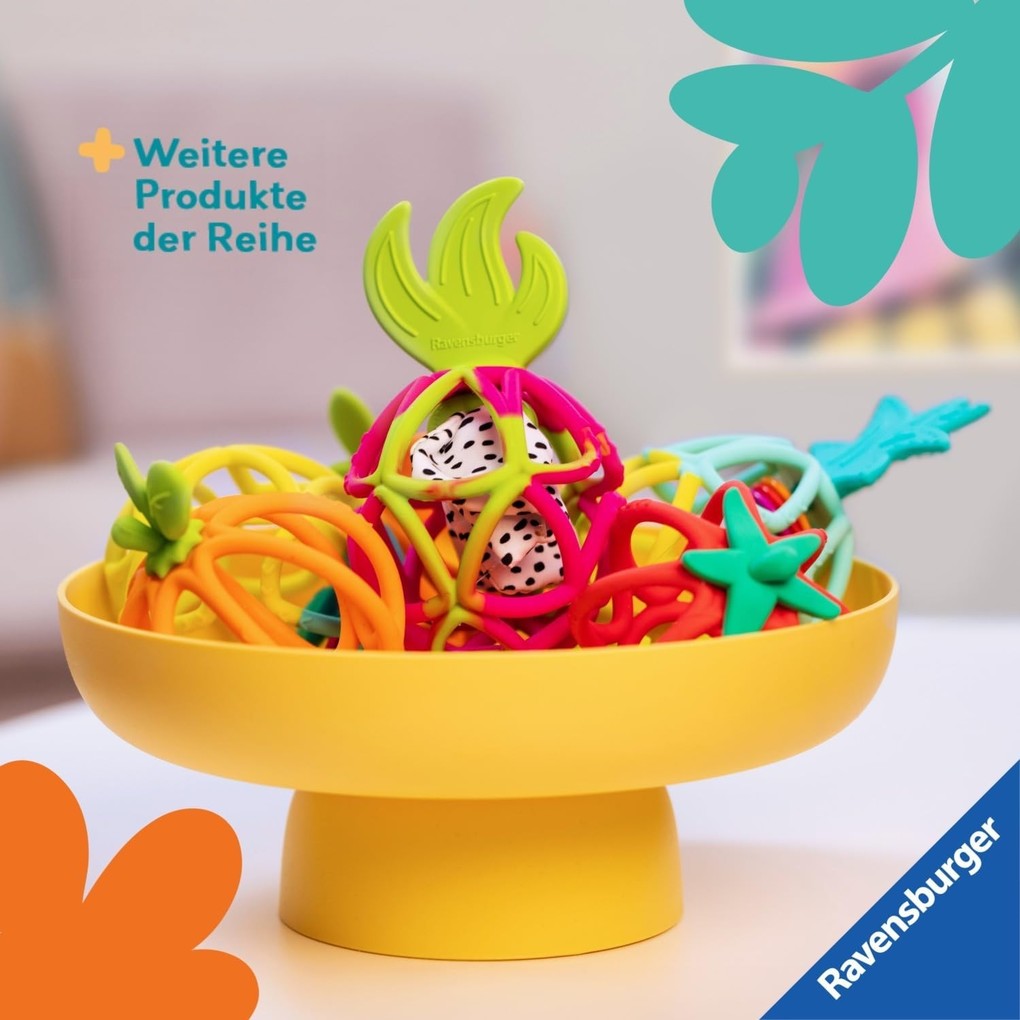 Weitere Ansicht: Play+ Sensorik-Greifling: Drachenfrucht - ab 0 Monate