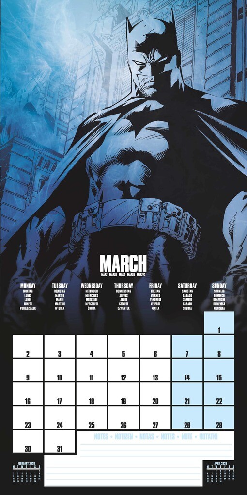 Weitere Ansicht: BATMAN Broschürenkalender im Format 30 x 30