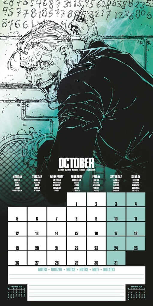 Weitere Ansicht: BATMAN Broschürenkalender im Format 30 x 30
