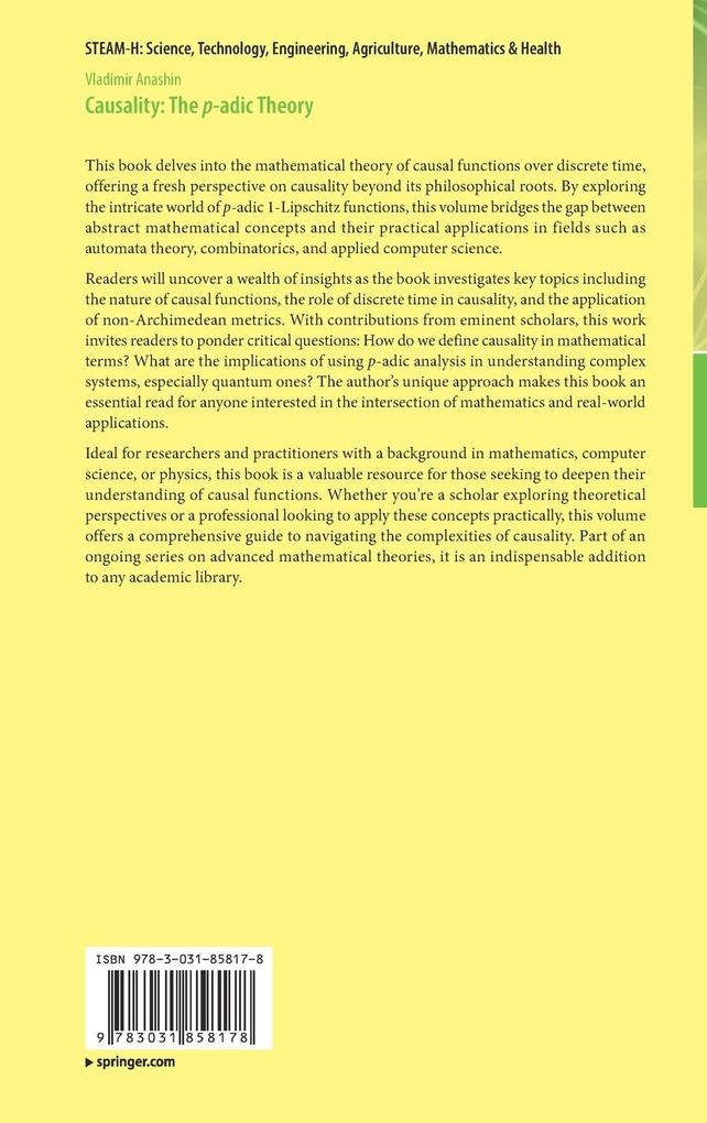 Weitere Ansicht: Causality: The p-adic Theory | Vladimir Anashin