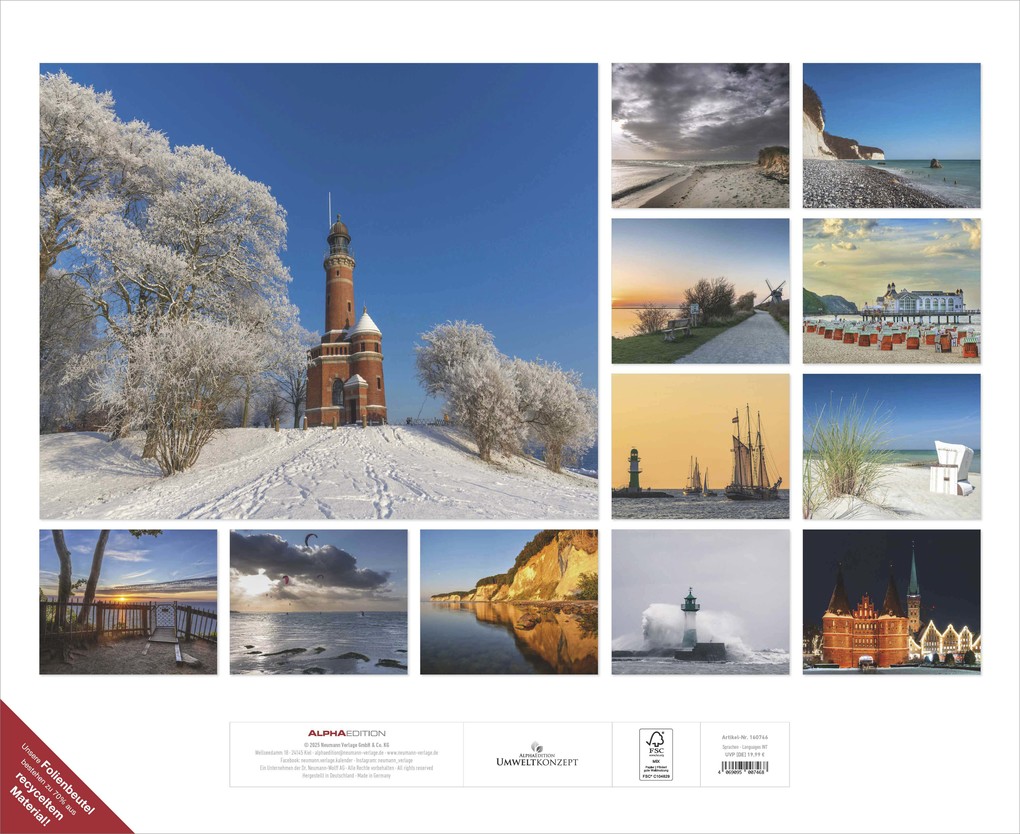 Weitere Ansicht: Faszinierende Ostsee 2026 | Alpha Edition GmbH & Co. KG