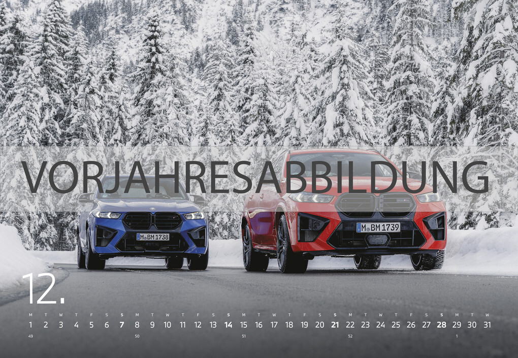 Weitere Ansicht: BMW M Wandkalender 2026