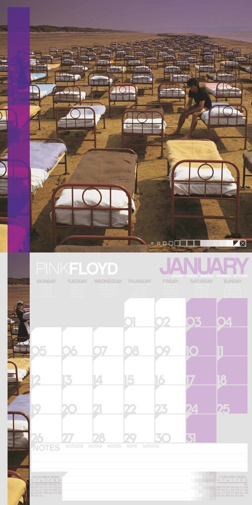 Weitere Ansicht: PINK FLOYD - Broschürenkalender im Format 30 x 30