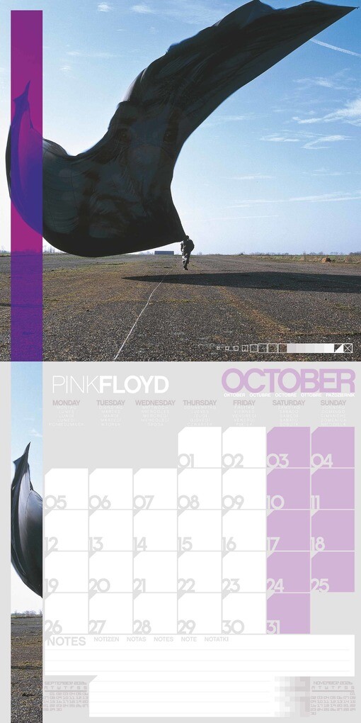 Weitere Ansicht: PINK FLOYD - Broschürenkalender im Format 30 x 30