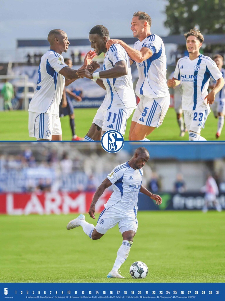 Weitere Ansicht: FC Schalke 04 2026 - Poster-Kalender-XL - Fußball-Kalender - Fan-Kalender - 48x64 - Sport | Neumann Verlage GmbH & Co. KG